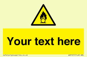 WV5121: Custom Oxidising Sign