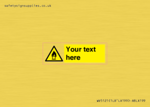 WV5121: Custom Oxidising Sign