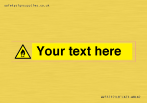 WV5121: Custom Oxidising Sign