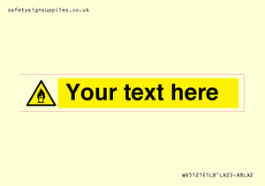 WV5121: Custom Oxidising Sign