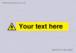 WV5121: Custom Oxidising Sign