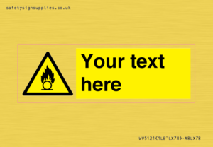 WV5121: Custom Oxidising Sign