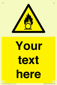 WV5121: Custom Oxidising Sign