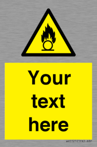 WV5121: Custom Oxidising Sign