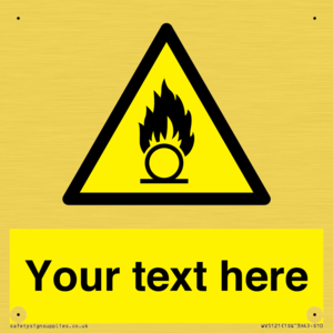 WV5121: Custom Oxidising Sign