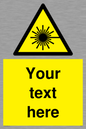 WV5123: Custom Laser Hazard Sign