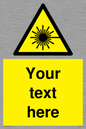 WV5123: Custom Laser Hazard Sign