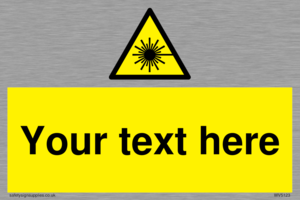 WV5123: Custom Laser Hazard Sign