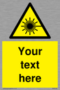 WV5123: Custom Laser Hazard Sign