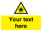 WV5123: Custom Laser Hazard Sign