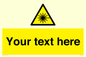 WV5123: Custom Laser Hazard Sign