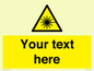 WV5123: Custom Laser Hazard Sign