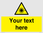 WV5123: Custom Laser Hazard Sign