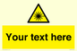 WV5123: Custom Laser Hazard Sign