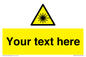 WV5123: Custom Laser Hazard Sign