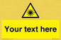 WV5123: Custom Laser Hazard Sign