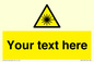 WV5123: Custom Laser Hazard Sign