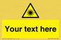 WV5123: Custom Laser Hazard Sign