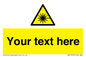 WV5123: Custom Laser Hazard Sign