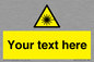 WV5123: Custom Laser Hazard Sign