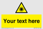 WV5123: Custom Laser Hazard Sign