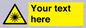 WV5123: Custom Laser Hazard Sign