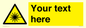 WV5123: Custom Laser Hazard Sign
