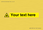 WV5123: Custom Laser Hazard Sign