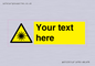 WV5123: Custom Laser Hazard Sign