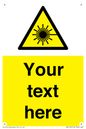WV5123: Custom Laser Hazard Sign
