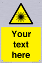 WV5123: Custom Laser Hazard Sign