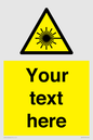 WV5123: Custom Laser Hazard Sign
