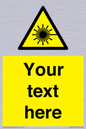 WV5123: Custom Laser Hazard Sign