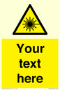 WV5123: Custom Laser Hazard Sign