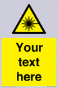 WV5123: Custom Laser Hazard Sign