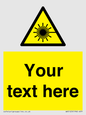 WV5123: Custom Laser Hazard Sign