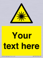 WV5123: Custom Laser Hazard Sign