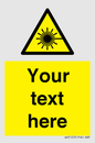 WV5123: Custom Laser Hazard Sign