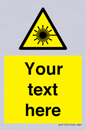 WV5123: Custom Laser Hazard Sign