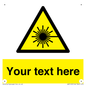 WV5123: Custom Laser Hazard Sign