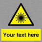 WV5123: Custom Laser Hazard Sign