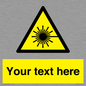 WV5123: Custom Laser Hazard Sign