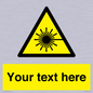 WV5123: Custom Laser Hazard Sign