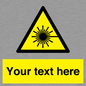 WV5123: Custom Laser Hazard Sign