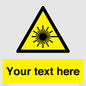 WV5123: Custom Laser Hazard Sign