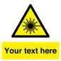 WV5123: Custom Laser Hazard Sign