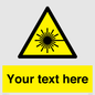 WV5123: Custom Laser Hazard Sign