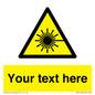 WV5123: Custom Laser Hazard Sign