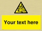 WV5124: Custom Explosive Material Sign