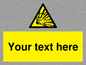 WV5124: Custom Explosive Material Sign